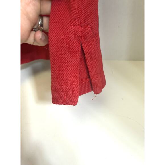 Polo Ralph Lauren Slim Fit Red Striped Mesh Polo (Men’s L) - Picture 9 of 12